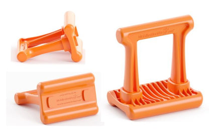 Mobilization Magic™ back massage tool with illustration of body areas it treats